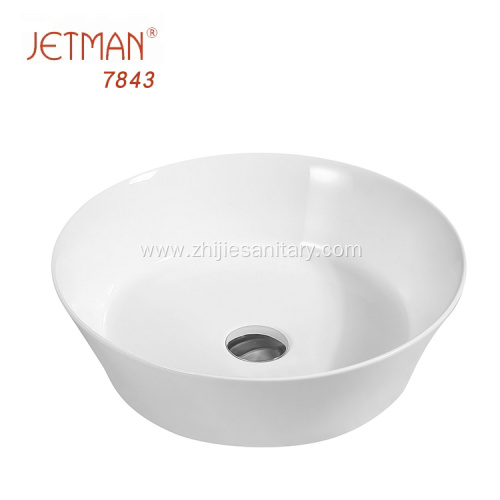 Luxury bathroom art basin Ceramic shampoo basin